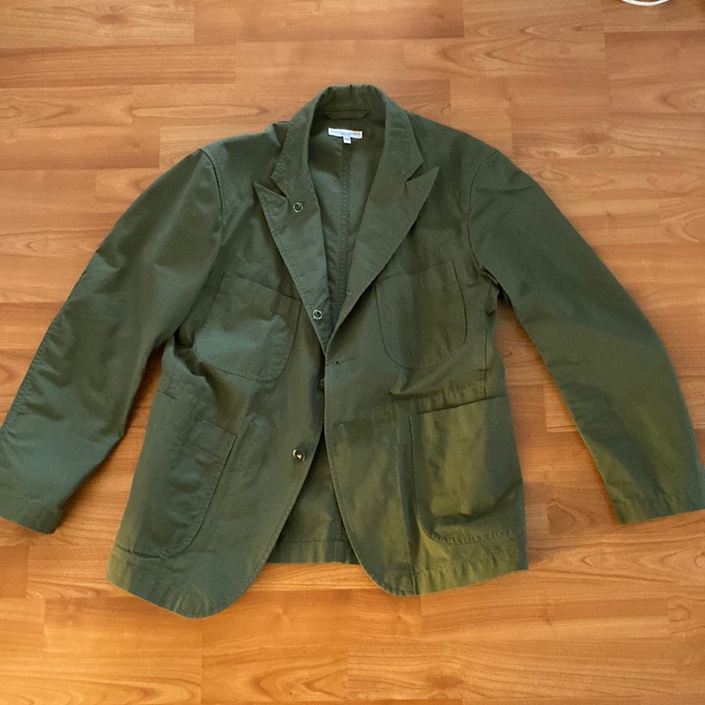 Engineered garments Bedford ripstop green men jacket EG